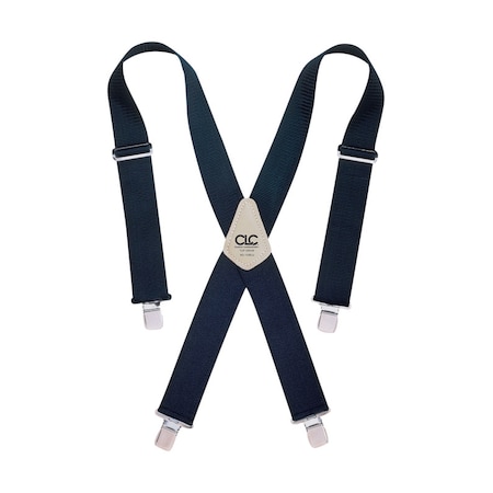 Custom Leathercraft CLC 4 in. L X 2 in. W Nylon Suspenders Blue 1 pair 110BLU